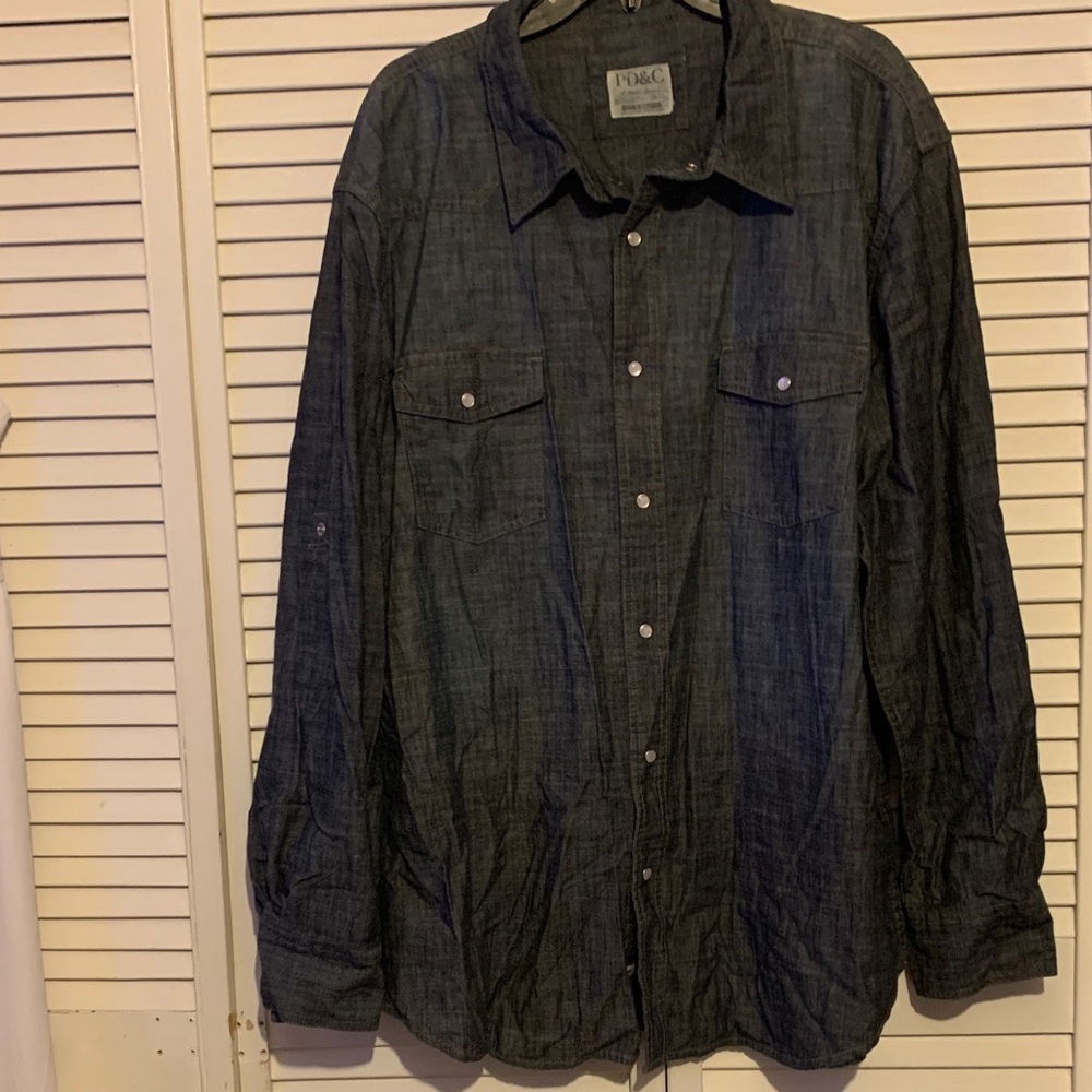 Men's Blue Denim Jacket by PD&C